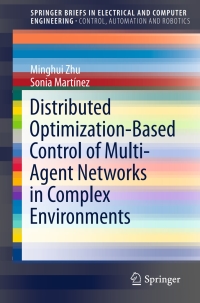 Imagen de portada: Distributed Optimization-Based Control of Multi-Agent Networks in Complex Environments 9783319190716