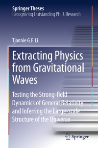Omslagafbeelding: Extracting Physics from Gravitational Waves 9783319192727