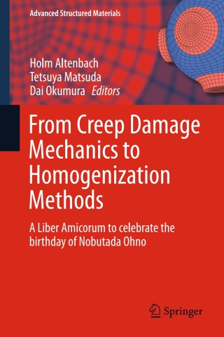 Cover image: From Creep Damage Mechanics to Homogenization Methods 9783319194394
