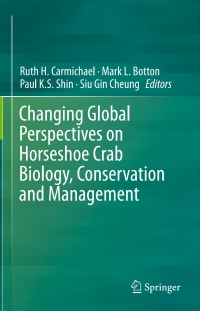 Imagen de portada: Changing Global Perspectives on Horseshoe Crab Biology, Conservation and Management 9783319195414