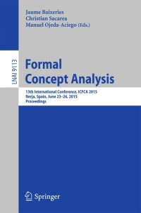 Cover image: Formal Concept Analysis 9783319195445