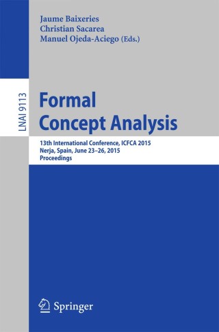 Omslagafbeelding: Formal Concept Analysis 9783319195445