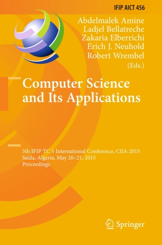 Titelbild: Computer Science and Its Applications 9783319195773