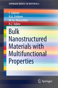 Titelbild: Bulk Nanostructured Materials with Multifunctional Properties 9783319195988
