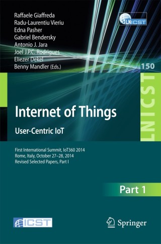 Cover image: Internet of Things. User-Centric IoT 9783319196558