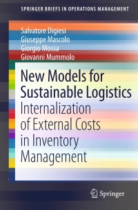 Cover image: New Models for Sustainable Logistics 9783319197098