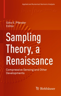Cover image: Sampling Theory, a Renaissance 9783319197487