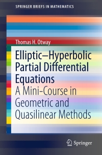 Imagen de portada: Elliptic–Hyperbolic Partial Differential Equations 9783319197609