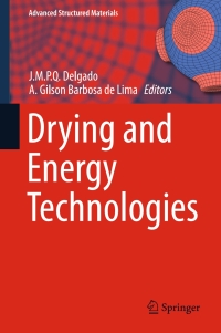 Imagen de portada: Drying and Energy Technologies 9783319197661