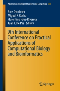 Imagen de portada: 9th International Conference on Practical Applications of Computational Biology and Bioinformatics 9783319197753