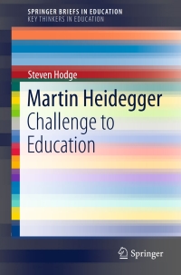 Imagen de portada: Martin Heidegger 9783319198057