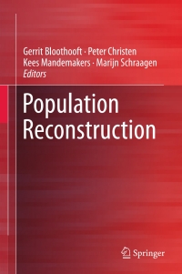 Cover image: Population Reconstruction 9783319198835