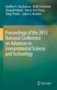 Immagine di copertina: Proceedings of the 2013 National Conference on Advances in Environmental Science and Technology 9783319199221