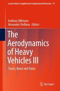 Imagen de portada: The Aerodynamics of Heavy Vehicles III 9783319201214