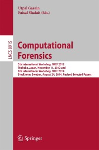 Imagen de portada: Computational Forensics 9783319201245