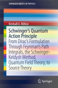 صورة الغلاف: Schwinger's Quantum Action Principle 9783319201276
