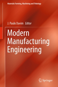 Cover image: Modern Manufacturing Engineering 9783319201511