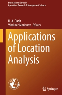 Imagen de portada: Applications of Location Analysis 9783319202815