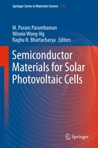 Imagen de portada: Semiconductor Materials for Solar Photovoltaic Cells 9783319203300