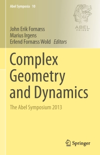 Cover image: Complex Geometry and Dynamics 9783319203362