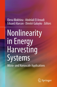 Cover image: Nonlinearity in Energy Harvesting Systems 9783319203546