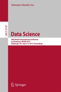 Imagen de portada: Data Science 9783319204239