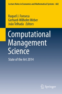 Cover image: Computational Management Science 9783319204291