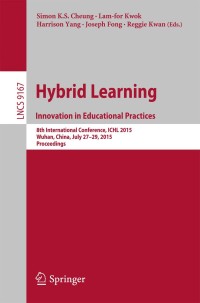 Omslagafbeelding: Hybrid Learning: Innovation in Educational Practices 9783319206202