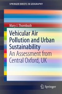 Titelbild: Vehicular Air Pollution and Urban Sustainability 9783319206561