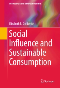 Cover image: Social Influence and Sustainable Consumption 9783319207377