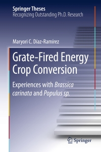 Imagen de portada: Grate-Fired Energy Crop Conversion 9783319207582