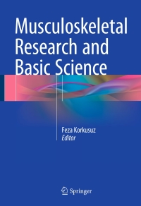 Titelbild: Musculoskeletal Research and Basic Science 9783319207766