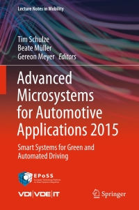Cover image: Advanced Microsystems for Automotive Applications 2015 9783319208541