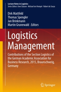 Cover image: Logistics Management 9783319208626
