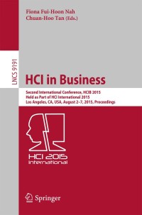 Cover image: HCI in Business 9783319208947