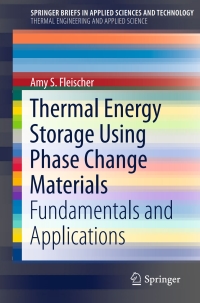 Titelbild: Thermal Energy Storage Using Phase Change Materials 9783319209210