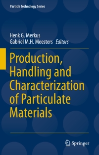 Titelbild: Production, Handling and Characterization of Particulate Materials 9783319209487