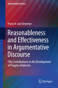 Immagine di copertina: Reasonableness and Effectiveness in Argumentative Discourse 9783319209548