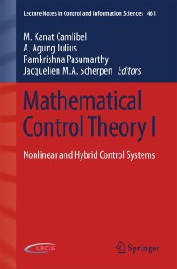 Imagen de portada: Mathematical Control Theory I 9783319209876