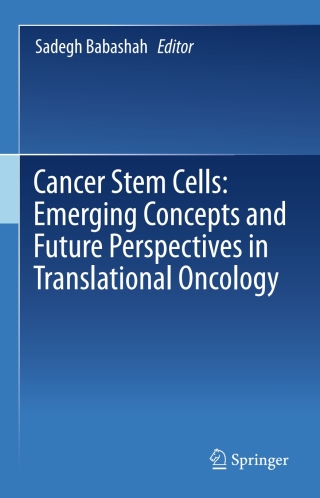 Cover image: Cancer Stem Cells: Emerging Concepts and Future Perspectives in Translational Oncology 9783319210292