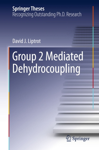 Cover image: Group 2 Mediated Dehydrocoupling 9783319210353