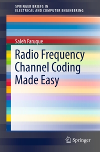 Cover image: Radio Frequency Channel Coding Made Easy 9783319211695