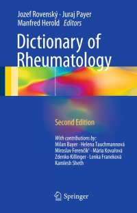 Cover image: Dictionary of Rheumatology 2nd edition 9783319213347