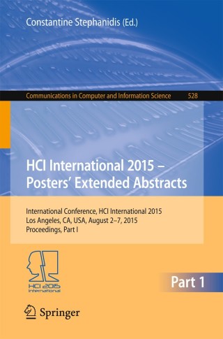 Cover image: HCI International 2015 - Posters’ Extended Abstracts 9783319213798