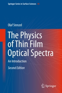 表紙画像: The Physics of Thin Film Optical Spectra 2nd edition 9783319216010