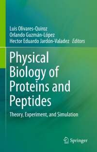 Cover image: Physical Biology of Proteins and Peptides 9783319216867