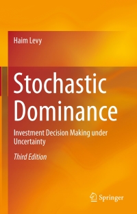 Cover image: Stochastic Dominance 3rd edition 9783319217079