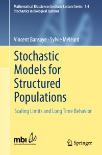 Cover image: Stochastic Models for Structured Populations 9783319217109