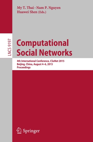 Imagen de portada: Computational Social Networks 9783319217857
