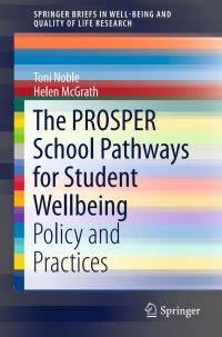 Omslagafbeelding: The PROSPER School Pathways for Student Wellbeing 9783319217949